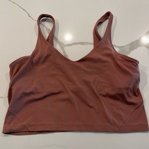 Lululemon spiced chai align tank size 14